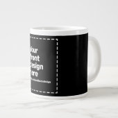 Grande Tasse Votre conception ici (Devant droit)