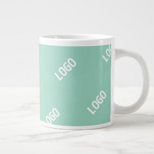 Grande Tasse Votre image ou logo téléchargé en mosaïque   Turqu