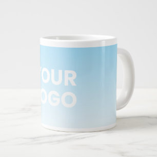 Grande Tasse Votre logo et dégradé de couleur de fond modifiabl