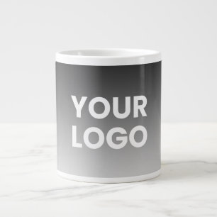 Grande Tasse Votre logo et dégradé de couleur moderne modifiabl