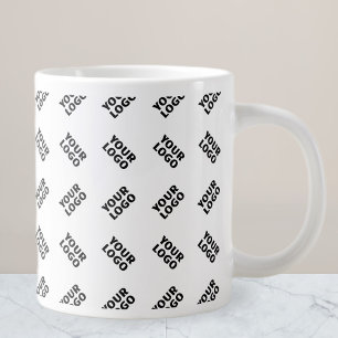 Grande Tasse Votre logo   Motif répété de substitution simple