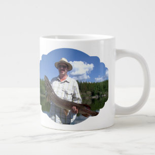 Grande Tasse Votre photo personnelle sur la pâte à café de spéc