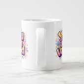 Grande Tasse Vous êtes valide – Citation d'affirmation arc-en-c (Dos)