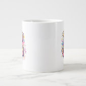 Grande Tasse Vous êtes valide – Citation d'affirmation arc-en-c (Devant)