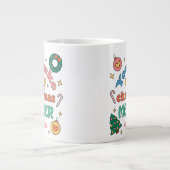 Grande Tasse Vous Faîtes Chaque Joyeux Noël | Cute Rétro (Devant)