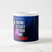 Grande Tasse Vous lever un verre d'Ecosse (Devant)