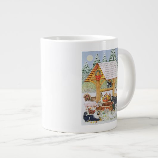 Grande Tasse Vous souhaitant bons (Devant droit)