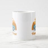 Grande Tasse Voyage sur route | Arachides se sentent libres (Devant)