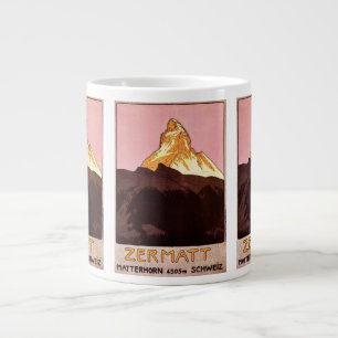 Grande Tasse Voyage Vintage, Mont Matterhorn, Suisse
