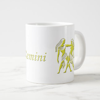 Grande Tasse VOYELLE DIACRITIQUE Gemini Zodiac Twins