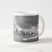 Grande Tasse Vue panoramique d'horizon de Chicago en hiver (Devant droit)
