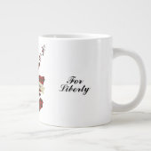 Grande Tasse Wallace Clan Badge & Tartan Map (Droite)