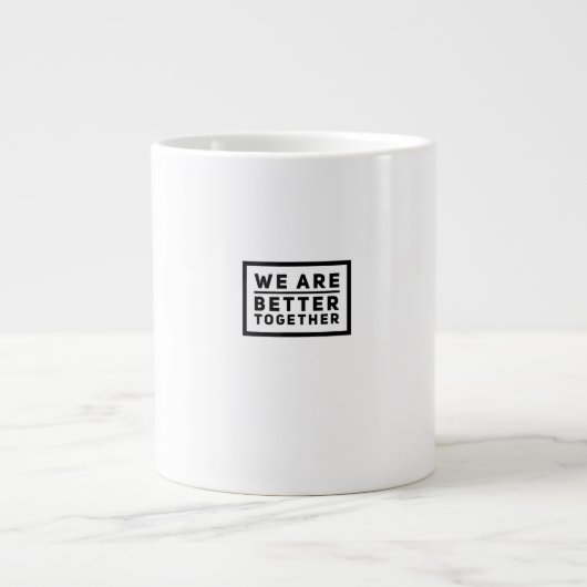 Grande Tasse We Are Better Together Teamwork Motivational Graph (Devant)