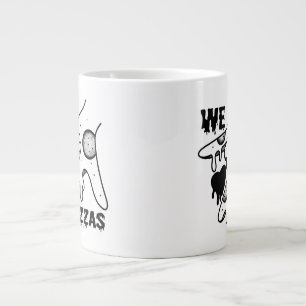 Grande Tasse We Love Pizzas - Pizza Love - ASL ILY Obsession De