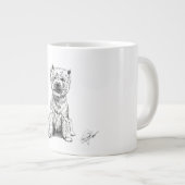 GRANDE TASSE WEST HIGHLAND WHITE TERRIER. "WESTY" (Devant droit)