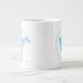 Grande Tasse Westworld | Dolores Riding Horse Circuit Graphique (Devant)