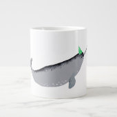 Grande Tasse Whaley Good Tea Text Narwhal Whale (Devant)