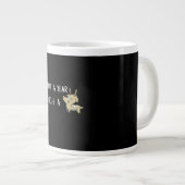 Grande Tasse What A Fun Deer Moment Retro Style  (Devant droit)