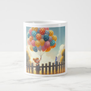 Grande Tasse Whimsical/mignon ballon art