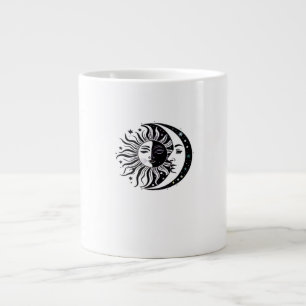 Grande Tasse Whimsigoth Aquarelle Sun Moon Witchy Classic