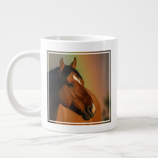 Grande Tasse Wild Stallion, Golden Light and Rainbow (Gauche)