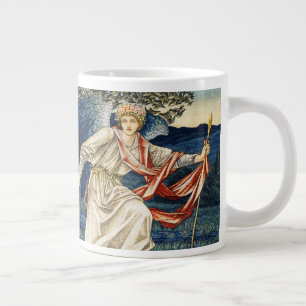 Grande Tasse William Morris Amour menant la tapisserie du pèler