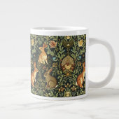 Grande Tasse William Morris Woodland Lapins floraux Noël (Droite)