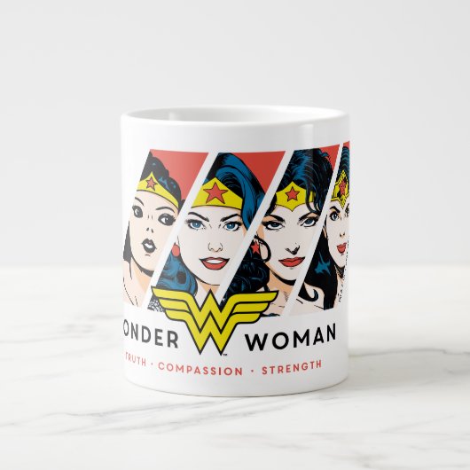 Grande Tasse Wonder Woman Comic Evolution Graphic (Devant)