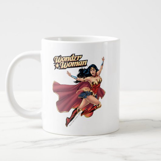 Grande Tasse Wonder Woman Portant Cape (Gauche)
