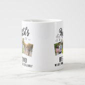 Grande Tasse World's Best Dad Custom 3 Photo Collage (Devant)