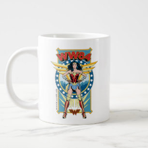 Grande Tasse WW84   Retro Comic Wonder Woman Character Badge
