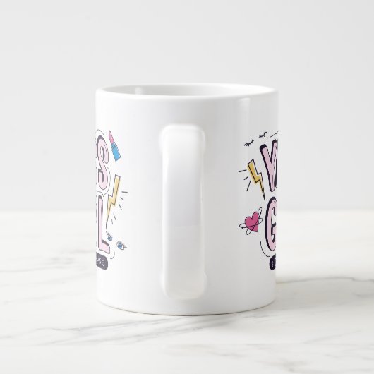 Grande Tasse Yass Girl | Vous Avez Obtenu (Dos)