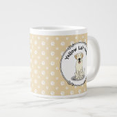 Grande Tasse Yellow Lab Maman Labrador Retriever Maman Mignonne (Devant droit)