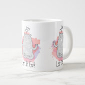 Grande Tasse Yoga Bear Let It Go (Devant droit)