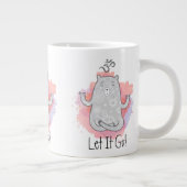 Grande Tasse Yoga Bear Let It Go (Droite)