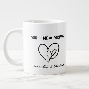 Grande Tasse You Plus Me égalise pour la Saint-Valentin