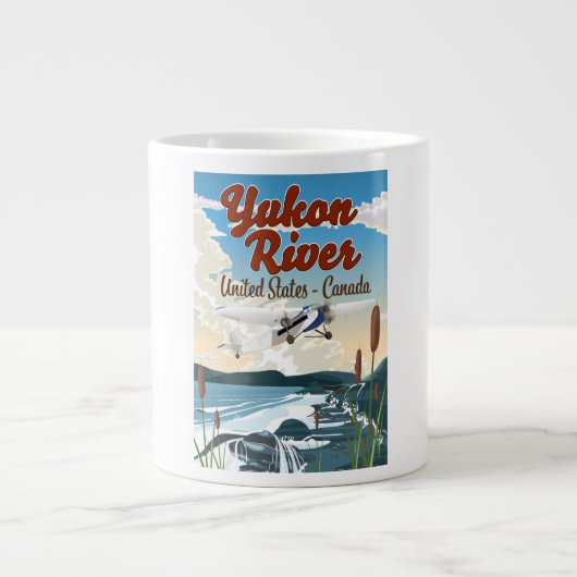 Grande Tasse Yukon river USA affiche de voyage Canada (Devant)
