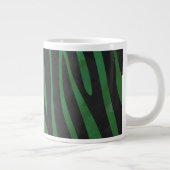 Grande Tasse Zebra Black et Green Print (Droite)