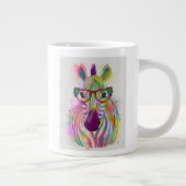 Grande Tasse Zebra Rainbow Splash (Droite)