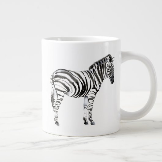 Grande Tasse Zèbre debout (Droite)