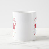 Grande Tasse Zero vacances chill fun faux rouge parties scintil (Devant)