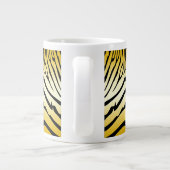 Grande Tasse Zesty Zebra Yellow (Dos)