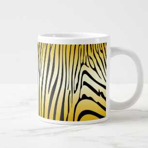 Grande Tasse Zesty Zebra Yellow