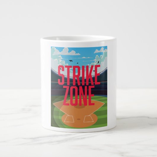 Grande Tasse Zone de strike de baseball (Devant)