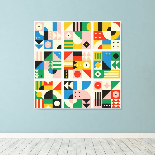 Grande toile d'art Bauhaus Imprimer 15 - Taille ré (Insitu (Plancher de Bois))