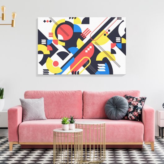 Grande toile d'art Bauhaus Imprimer 7 (réglable en (Insitu(Salon))