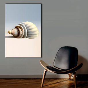 Grande Toile De Coquillages Côtiers