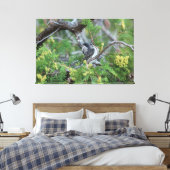 Grande toile d'oiseaux gris (Insitu(Chambre))