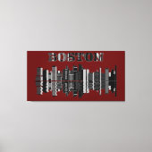 Grande toile murale de Boston (Recto)