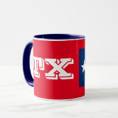 Grande TX tasse de café de Texas* (Devant gauche)